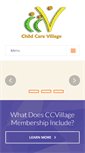 Mobile Screenshot of childcarevillage.com