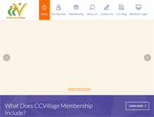 Tablet Screenshot of childcarevillage.com